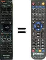 Replacement remote control Pioneer BDP 440
