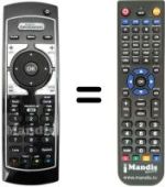 Replacement remote control Telesystem TS 7510 HD