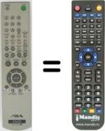 Replacement remote control Aiwa XDAX 10