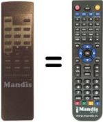 Replacement remote control Manhattan SP 150