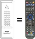 Replacement remote control Pace SS 6000