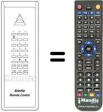 Replacement remote control Pace SS 3000