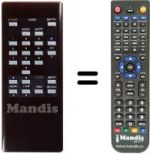 Replacement remote control DYNASAT DSR 2000