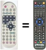 Replacement remote control Telesystem TS 2.5 PD