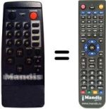 Replacement remote control TELEWIRE TW-1016