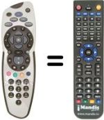 Replacement remote control Sky MY SKY PVR
