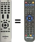 Replacement remote control Insignia RC-305