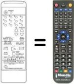 Replacement remote control Sinudyne 2004C