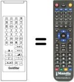 Replacement remote control LG CBT2102M