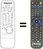 Replacement remote control Irradio FTC1449