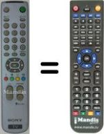 Replacement remote control RM889