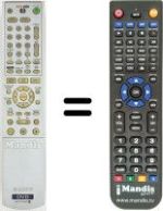 Replacement remote control Sony RDR-HX900