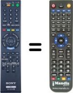 Replacement remote control RMT-B102P