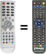 Replacement remote control REMCON1189