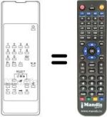 Replacement remote control Leyco CL1855