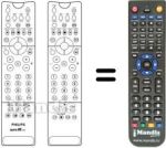 Replacement remote control Philips 36PW9765 / 19