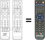 Replacement remote control Philips 36PW9767