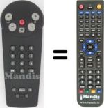 Replacement remote control Philips 14PT2683