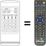 Replacement remote control REMCON1275