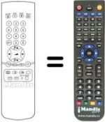 Replacement remote control Nokia 5124VT