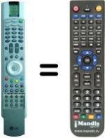 Replacement remote control LG RZ50PY10