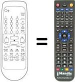 Replacement remote control SCHNEIDER SVC298