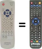 Replacement remote control RC-D0313