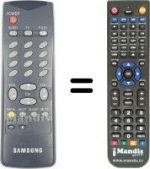 Replacement remote control Blaupunkt AA59-10031Q