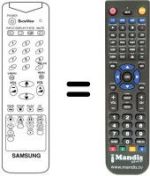 Replacement remote control AA59-10032T