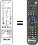 Replacement remote control AA59-10075C