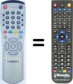 Replacement remote control Samsung AA59-00116B