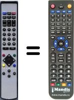 Replacement remote control ADL RJ-9801E