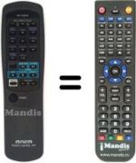 Replacement remote control RC-6AS14