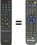 Replacement remote control RCN612