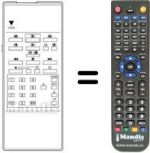 Replacement remote control Marantz MV762