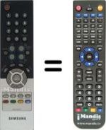 Replacement remote control Samsung LW17M25CP