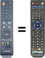 Replacement remote control Samsung LS26TDDSUV / EN