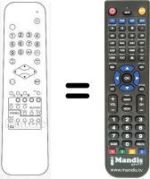 Replacement remote control RC613311