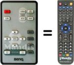 Replacement remote control Benq004