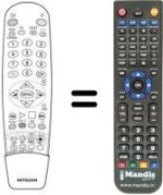 Replacement remote control Hitachi CL2848TAN
