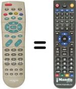 Replacement remote control Hitachi 32PD2100