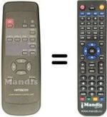 Replacement remote control Hitachi CMP412HDE