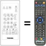 Replacement remote control CT-9191