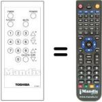 Replacement remote control CT-9207