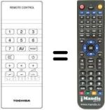 Replacement remote control CT-923