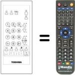 Replacement remote control CT-9233