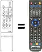 Replacement remote control CT-9289