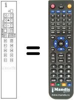 Replacement remote control CT-935