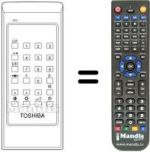 Replacement remote control CT-938