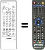 Replacement remote control CT-9384